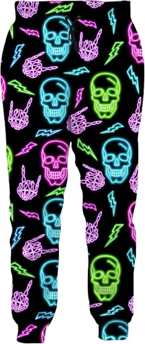 Vista 2 de RAISEVERN Pantalones deportivos para hombre con bolsillos, pantalones deportivos casuales con cordón