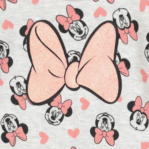 Vista 4 de Disney Minnie Mouse - Conjunto de sudadera de vellón y leggings para bebés y niñas pequeñas