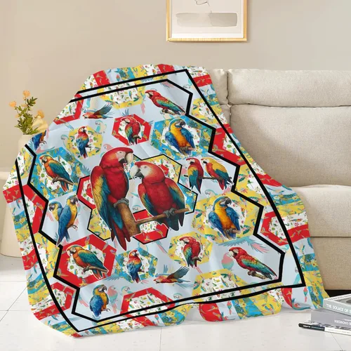 Vista 254 de Manta de águila con la bandera estadounidense y águila calva, regalos para niños, niñas, niños, adultos, mujeres y hombres, suave, acogedora, cálida