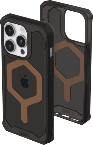 Vista 14 de URBAN ARMOR GEAR UAG - Funda compatible con iPhone 15 Pro de 6.1 pulgadas, color negro y negro, imán integrado compatible con carga MagSafe