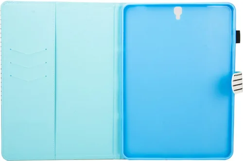 Vista 7 de Dteck - Funda protectora de piel sintética para Galaxy Tab S3 9.7 con función de encendido y apagado automático, funda inteligente para Galaxy Tab