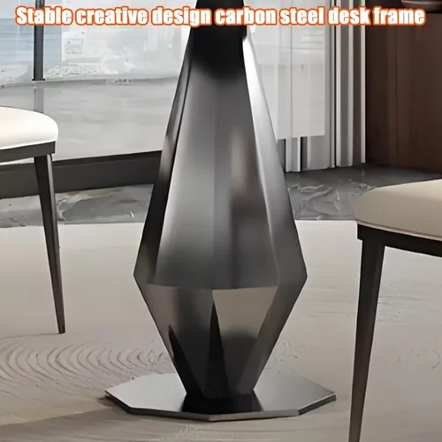 Vista 4 de YVYKFZD Office Reception Room Club Table and Chair Set, Simple Kitchen Dining Table Set, Round Conference Table Coffee Table, Unique Conference Room