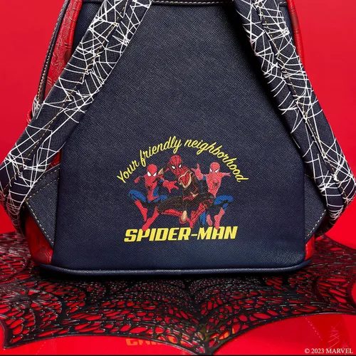 Vista 7 de Loungefly Mochila Spiderman Spiderman No Way Home Portal Mini-Mochila, Exclusivo de Tienda