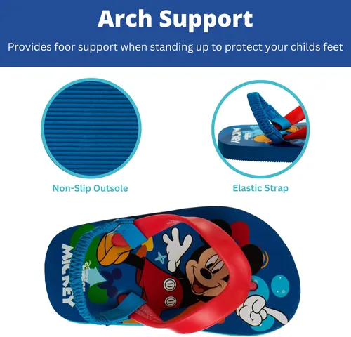 Vista 3 de Disney Sandalias de personajes para niñas y niños, zapatos de agua para niños, Minnie Mouse Mickey Moana Toy Story Elsa Frozen Cars Encanto