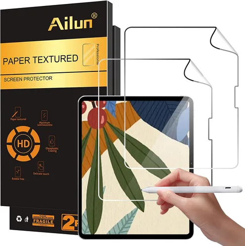 Vista 6 de Ailun Protector de pantalla con textura de papel para iPad Air 4/5 generación [10.9 pulgadas, 2022 5ª y 2020 4ª generación], iPad Pro de 11 pulgadas