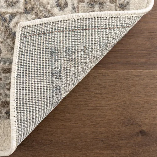 Vista 9 de nuLOOM Alfombra de Área Becca Tradicional con Diseño de Azulejos 2x3, Beige, Diseño Transicional Desvanecido, Resistente a las Manchas, Para