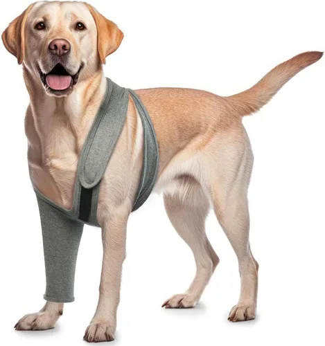Vista 14 de ROZKITCH Manga de Cirugía para Pata de Perro Pata Delantera Derecha Izquierda, Protector de Codo y Rodilla para Mascotas que Previene Lamer Heridas
