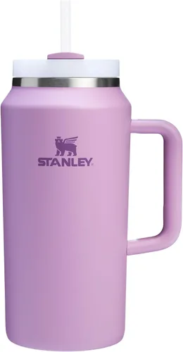 Vista 111 de STANLEY Quencher H2.0 Vaso Térmico con asa y pajilla, 64 onzas, tapa Flowstate de 3 posiciones, gran capacidad para viajes y deportes, vaso de acero