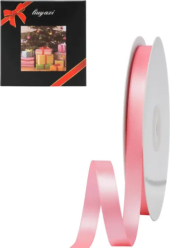Vista 31 de LIUYAXI Cinta púrpura claro, 1/2 pulgada x 25 yardas, cinta de doble cara púrpura claro para envolver regalos, manualidades, ramo de lazos