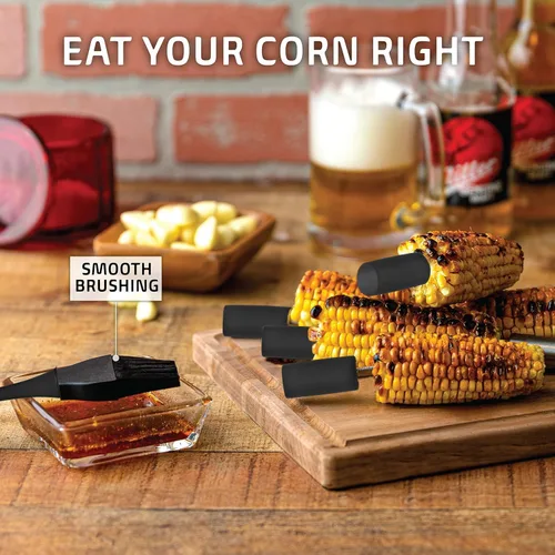Vista 5 de Kaluns Accesorios para Barbacoa, Regalos para Papá para Navidad, Regalos para Barbacoa, Juego de Herramientas para Barbacoa de Acero Inoxidable