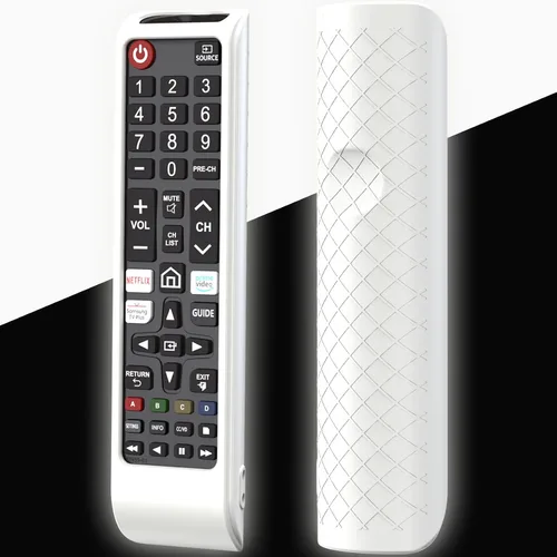 Vista 8 de Funda remota para Samsung Controller, cubierta de silicona para BN59-01199F Smart TV Control Skin Sleeve Negro
