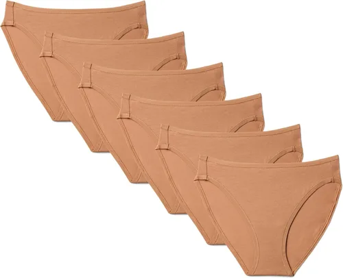 Vista 23 de Amazon Essentials Ropa interior de bikini de algodón y elastano para mujer (disponible en tallas grandes)