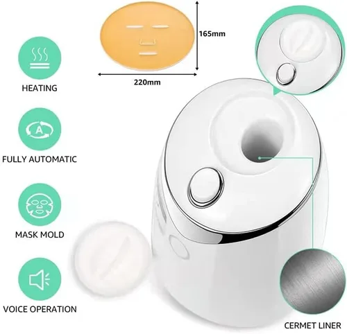 Vista 6 de Máquina para fabricar mascarillas faciales, máquina profesional de mascarillas faciales de bricolaje, máquina automática de mascarillas faciales