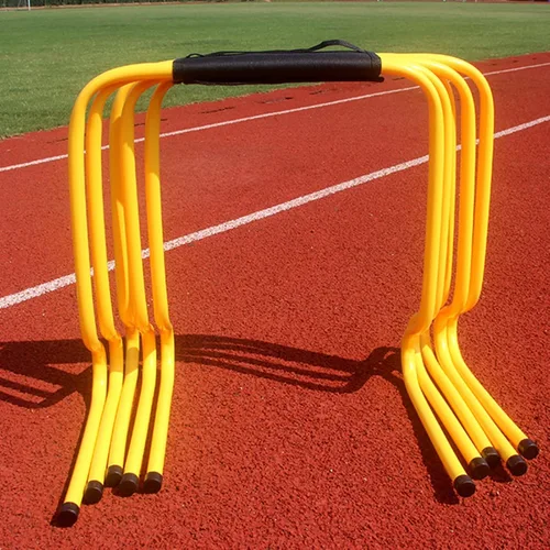 Vista 13 de YXXSDP Juego de entrenamiento de velocidad y agilidad, obstáculos de entrenamiento de obstáculos portátiles profesionales, equipo de práctica