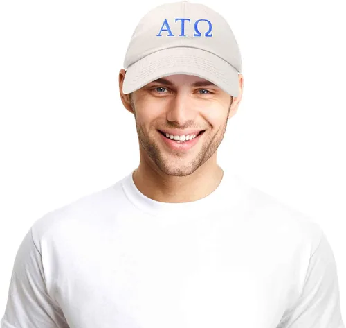 Vista 5 de DALIX Alpha Tau Omega - Gorra con letras griegas bordadas