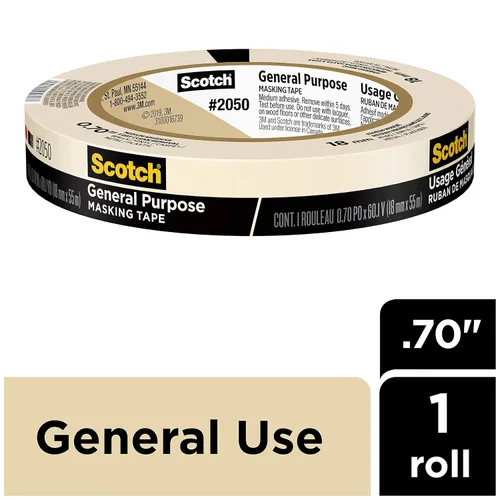 Vista 18 de Scotch Greener - Cinta adhesiva, 0.94 in x 60 yardas, 2050, 1 rollo