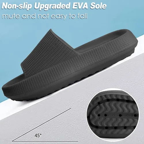 Vista 5 de Orthoshoes Sandalias de nube para niños y niñas, cómodas, con suela gruesa, antideslizantes, para ducha, baño, zapatos de playa de verano para niños