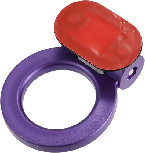 Vista 7 de X AUTOHAUX Pegatina universal de remolque en forma de O púrpura para coche, decoración de parachoques