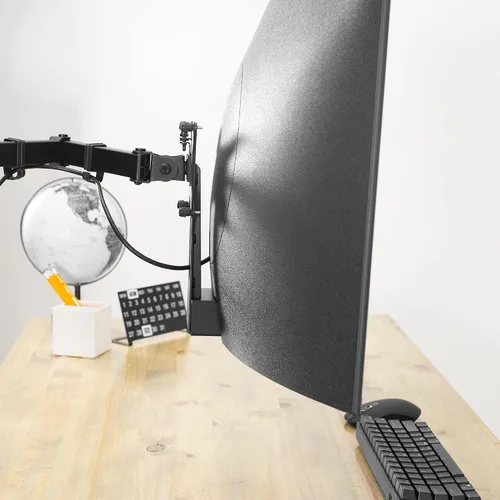 Vista 5 de VIVO Soporte de placa adaptadora VESA de fijación rápida diseñado para monitores de la serie Samsung T55, VESA hasta 100x100, negro, MOUNT-SGT55