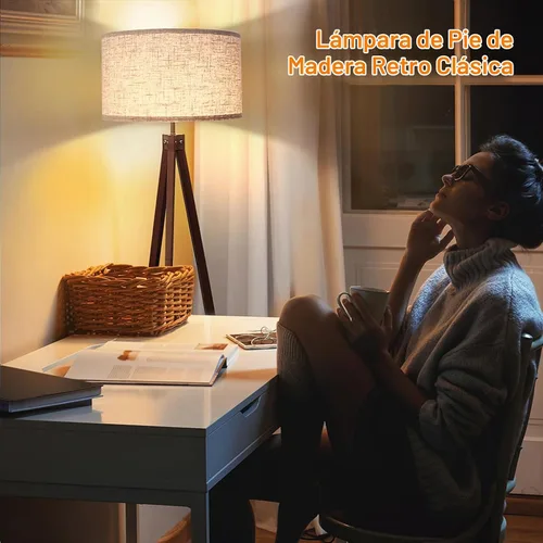 Vista 3 de LEPOWER Lámpara de pie trípode Lámparas de pie modernas de mediados