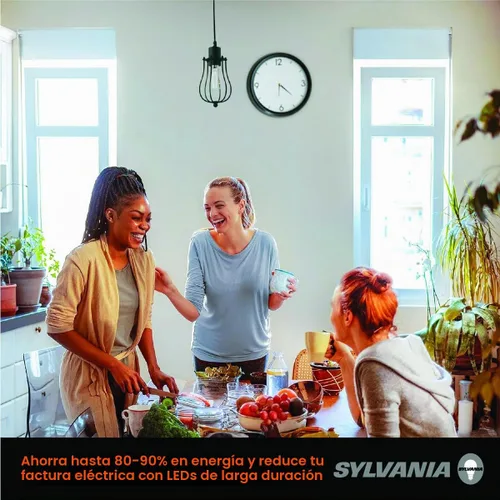 Vista 9 de Sylvania - Bombilla de filamento LED transparente A19, 6.5 W, regulable, 800 LMS, base media, 2700 K, blanco suave, paquete de 2 (42170)