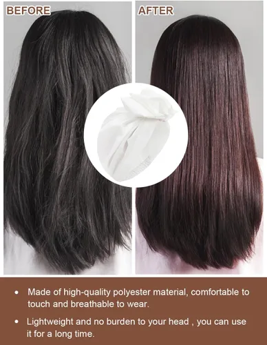 Vista 5 de Turbante africano para mujer, turbantes sólidos para mujer, turbantes y envolturas para la cabeza, sombreros para el cabello para mujer, accesorios