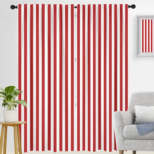 Vista 14 de zokyer Cortinas de ventana a rayas beige crema, modernas rayas verticales de 63 pulgadas de largo, 2 paneles, cortinas bohemias neutras para niños