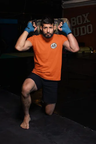 Vista 3 de ALLNTRENDS Camiseta para adultos Símbolo de entrenamiento Camisa de moda Popular