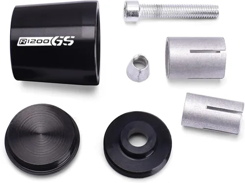 Vista 2 de Empuñaduras de mano CNC para motocicleta, tapón de extremo de barra, tapas de manillar de moto CNC para BMW R 1200 GS LC R1200GS R 1200GS ADV Oro