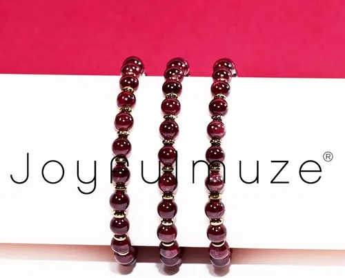Vista 47 de Pulseras elásticas, piedras preciosas naturales, amatista, citrino, cuarzo rosa, cuarzo de cristal transparente, ojos de peridoto y teger, regalo