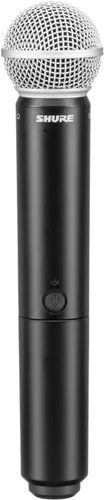 Vista 6 de Sistema de micrófono inalámbrico Shure BLX288/SM58 - Vida de batería de 14 horas, rango de 300 pies, UHF Incluye (2) micrófonos vocales de mano