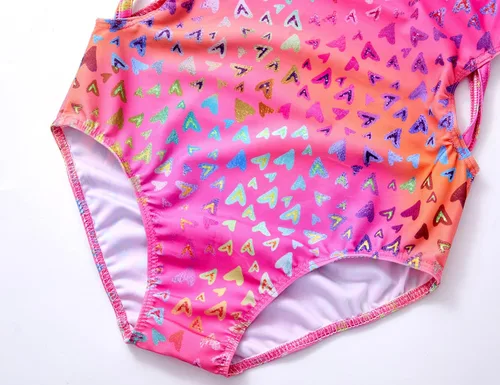 Vista 6 de TENVDA Traje de baño de una pieza para niñas de 2 a 12 años