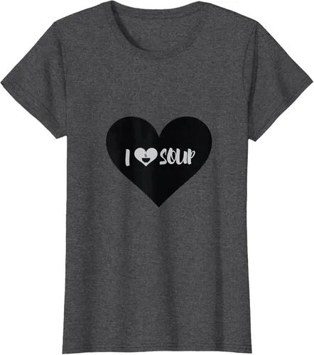Vista 3 de I Love Soup - Camiseta de regalo con forma de corazón, Blanco, S Asfalto