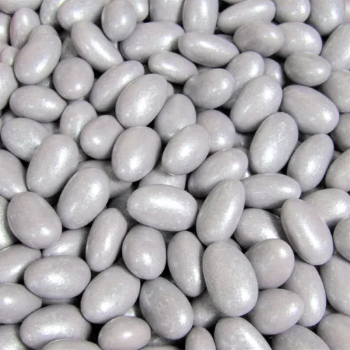 Vista 4 de Almendras Silver Jordan by Its Delish, 5 libras a granel Nuez de almendra confitada con revestimiento de caramelo dulce – Recuerdos de boda a