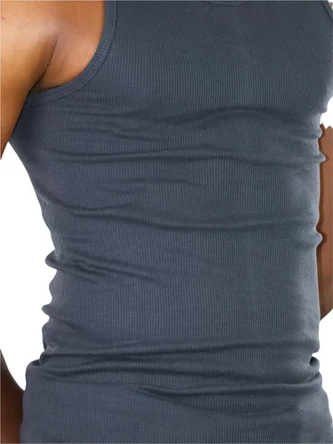 Vista 7 de ToBeInStyle Camiseta larga sin mangas para hombre