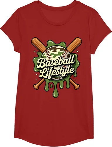 Vista 88 de Baseball Life Style 101 Apparel Youth Drip Baseball Boys Kid Camiseta