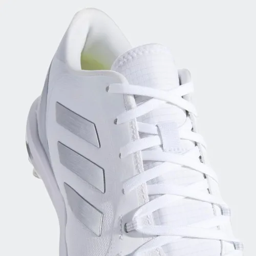 Vista 8 de Adidas Zapato de béisbol EG5634 para mujer, negroplateadoblanco
