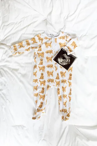 Vista 9 de Mud Pie Cama unisex para bebé de raza de perro