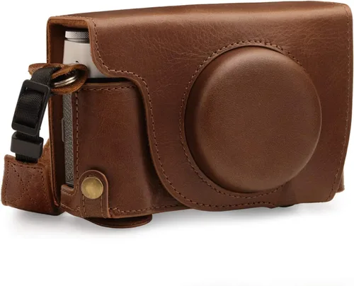 Vista 10 de MegaGear MG1892 Ever Ready - Funda de piel auténtica para cámara compatible con Fujifilm X100V, color negro