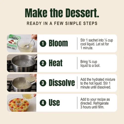 Vista 6 de Simply Desserts - Gelatina alternativa 0.3 oz Ea paquete de 4