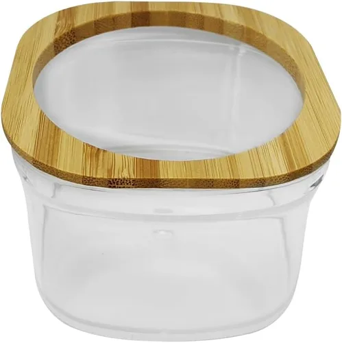 Vista 2 de Soporte de enjuague de bambú compatible con Microtouch Titanium Electric Head Shaver