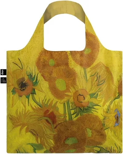 Vista 3 de LOQI Bolsa de compras reutilizable para museos para mujer Las cuatro chicas en el puente de Edvard Munch