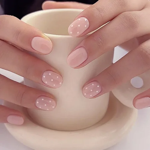 Vista 10 de Uñas postizas a presión de almendra marrón, medianas con diseños de leopardo y purpurina, uñas postizas en forma de almendra otoñal, uñas acrílicas