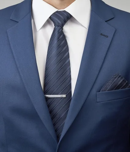 Vista 6 de Juego de corbata de regalo para hombre, corbata sedosa, bolsillo cuadrado, clips de corbata, gemelos para hombres