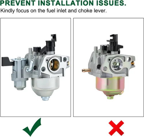 Vista 2 de Carburador GX200 GX160 para Honda GX 160 GX 200 5.5HP 6.5 HP Motor Reemplaza 16100-ZH8-W61 16100-ZE1-814 16100-ZE1-825 Honda GX 200 carburador