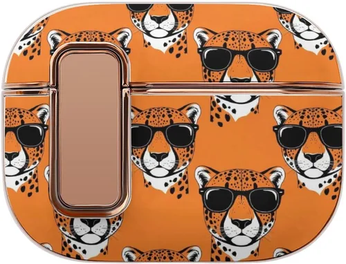 Vista 16 de Funda protectora de plástico suave compatible con Airpods Pro 2, funda de carga inalámbrica, ganado floral, vaca, accesorios para mujer