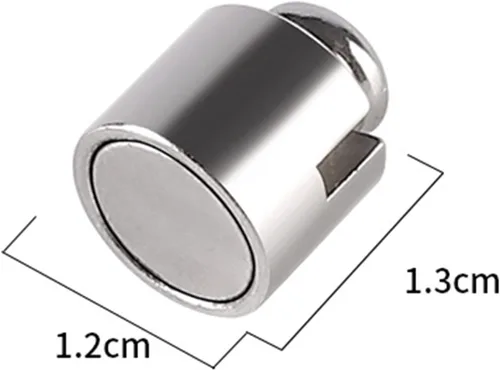 Vista 7 de Imán universal de metal para bicicleta, resistente al desgaste, ligero, potente absorción, odómetro, imán, sensor magnético para bicicleta