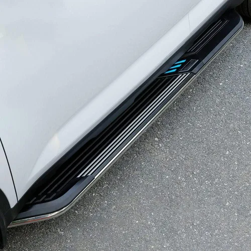 Vista 3 de FANTE 2 estribos laterales Nerf Bars protectores de aluminio para Mercedez Benz GLB 2020-2022