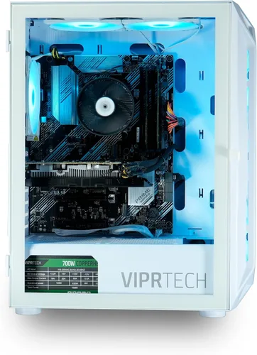 Vista 2 de VIPRTECH Ghost 1.1 Gaming PC, R7 3700X, RX 5500XT 8GB, 16GB/500GB SSD Arctic White