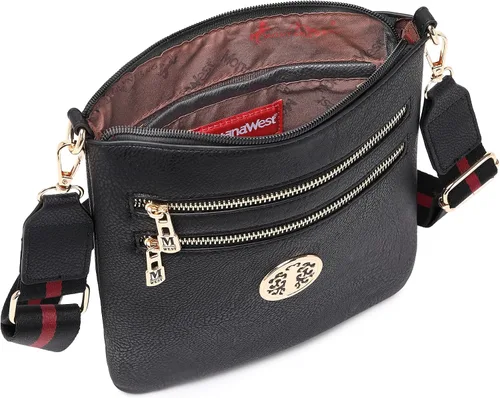 Vista 60 de Montana West Bolsos cruzados para mujer con múltiples bolsillos y correa ajustable